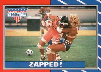 1991 Topps American Gladiators #4 Zapped! Front